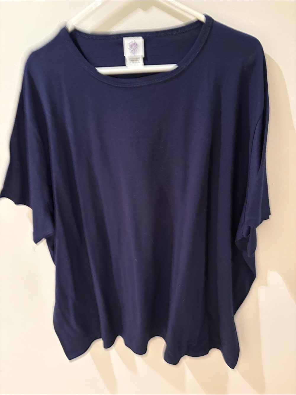 Just My Size Navy Short Sleeve Relaxed Tee